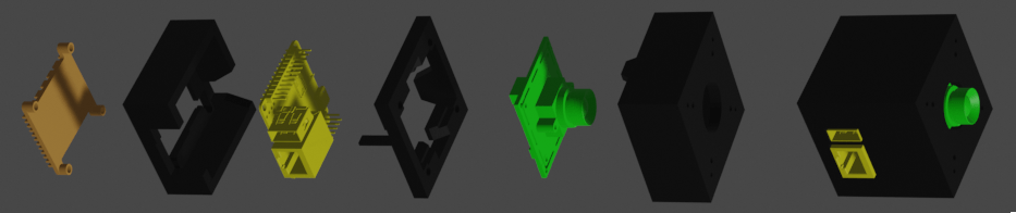 Camera exploded view